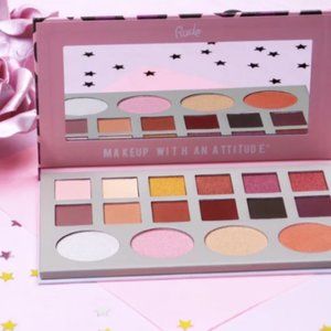 Rude Cosmetics NEW Leopardina 12 Eyeshadow + 4 Highlighter Palette- NIB
